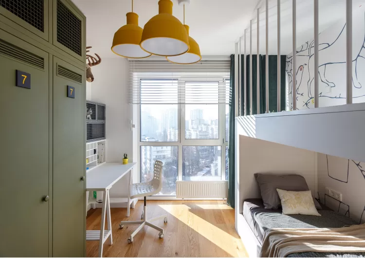 Детская в дизайн-проекте 3-комнатной квартиры Miracle Morning — 92м.кв. — Svoya