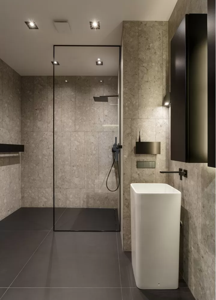 Фото інтер'єру: Ванна - Дизайн-проект Timeless квартири-студії - 62м.кв. – 329