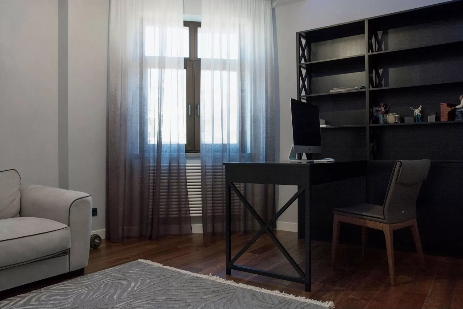 Дизайн кабинета в современном стиле 