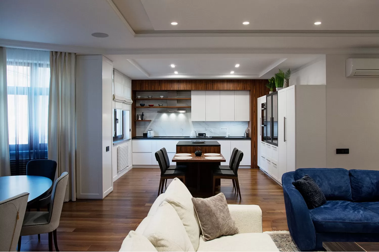 Дизайн обеденной зоны в современном стиле 