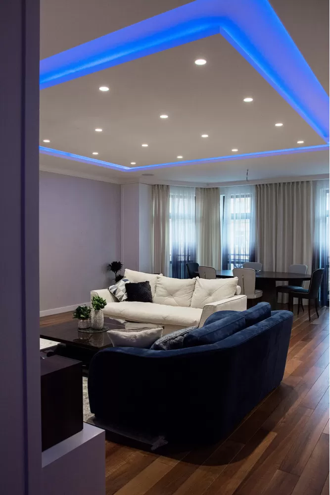 Дизайн гостиной комнаты в современном стиле 