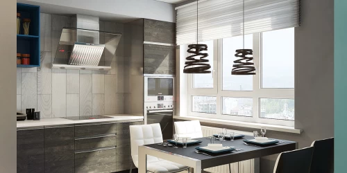 Дизайн-проект двокімнатної квартири Blue apartment-75м.кв.