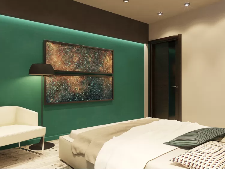 Спальня  – фото интерьера № 547