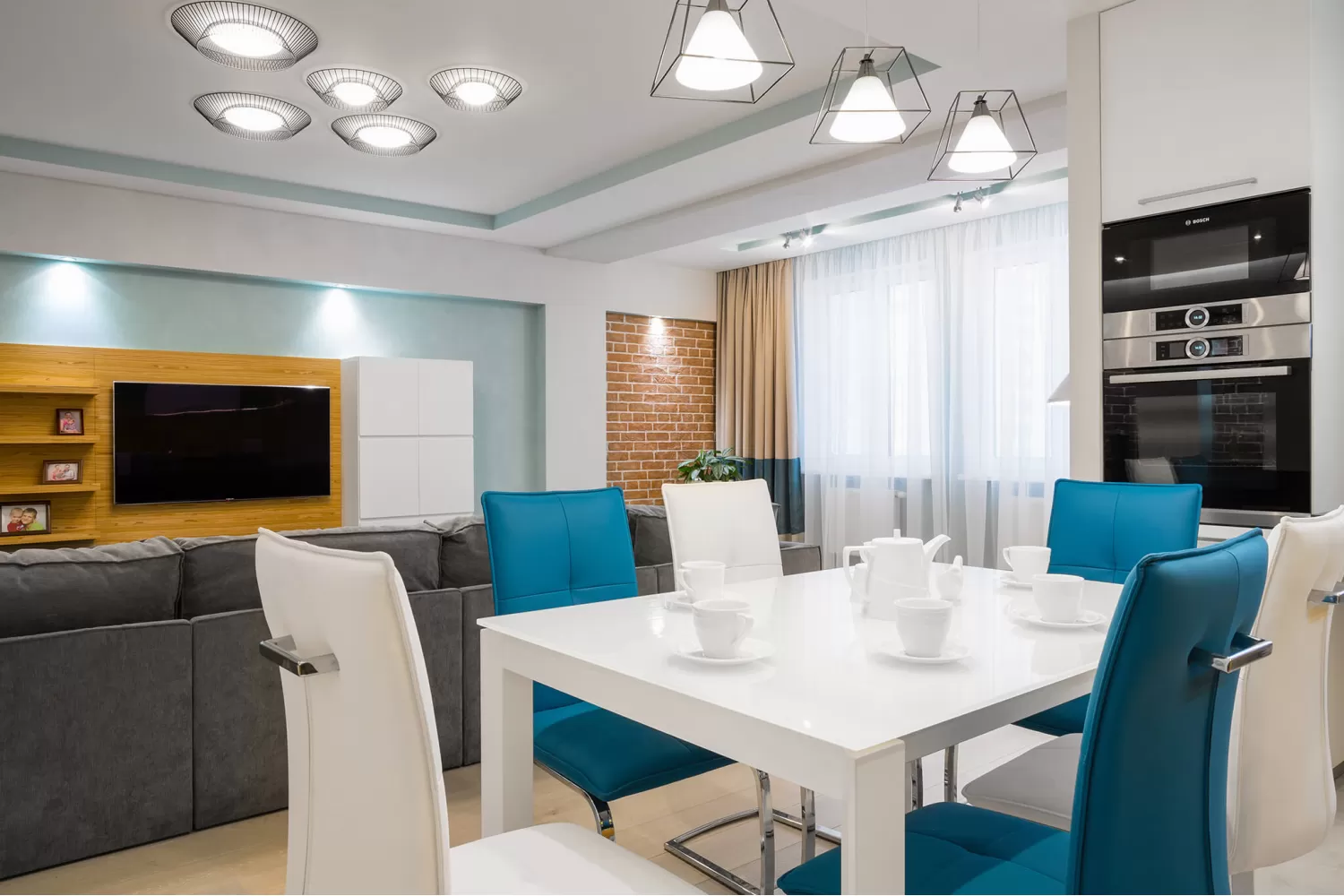 Дизайн обеденной зоны  в современном стиле