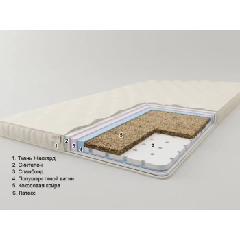 Тонкий матрас Sonel Топер "Тропикана" H-7