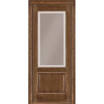 Двери прованс купить Classik 04 Дуб браун (застекленная)