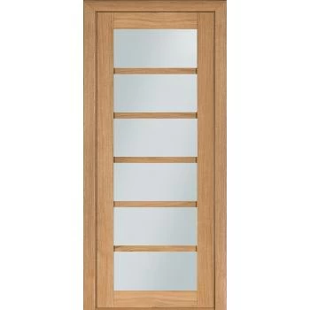 Двери межкомнатные распашные Modern 137 Дуб светлый (ПО)