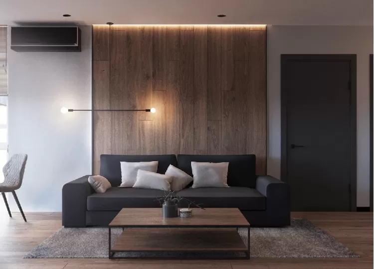 Кухня-вітальня в дизайн-проекті квартири ЖК Французький квартал, 80м.кв - дизайнер Дар'я Гросс