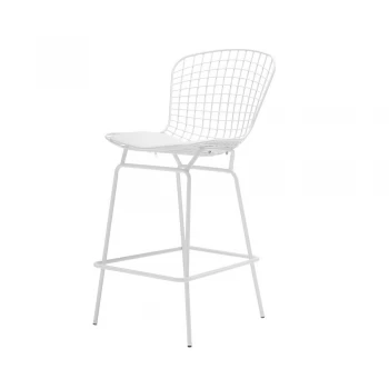 Барный Стул Bertoia Bar Stool (белый)