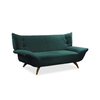 Диван прямой Рокси - 2 темно-зёленый