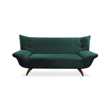 Диван прямой Рокси - 2 темно-зёленый