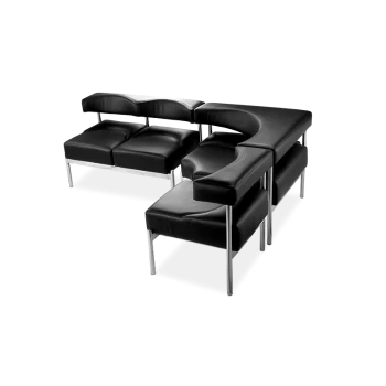 Диван модульный: Плаза - 2 NS + угол NS + кресло Плаза - 1 NS + подставка столик