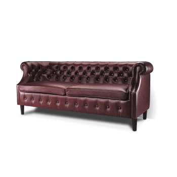 Диван прямой Челси - 3 коричневый