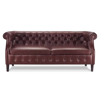 Диван прямой Челси - 3 коричневый