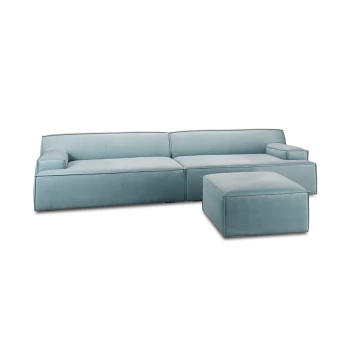 Диван прямой Айс - 2 + пуф