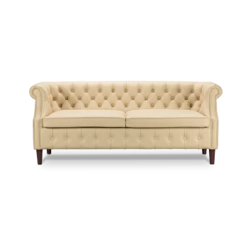 Диван прямой Челси - 3 бежевый