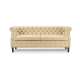 Диван прямий Челсі - 3 бежевий.