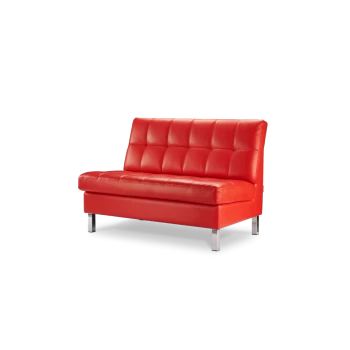 Диван прямой Поло красный