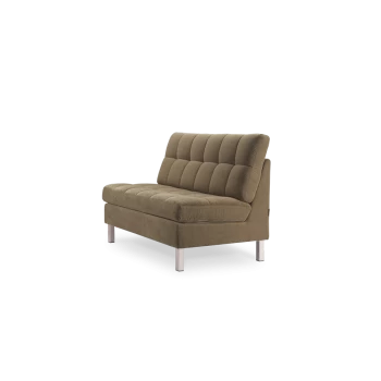 Диван прямой Поло коричневый