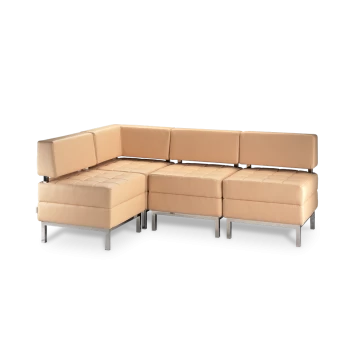 Диван модульный: кресло Римини - 1 NS (3 шт.) + угол NS