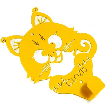 Вішалка настінна Дитяча Glozis Kitty Yellow H-017 17 х 13см