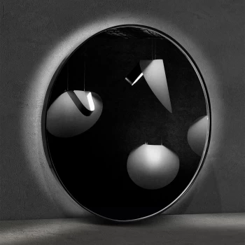 Зеркало на стену круглое FLETCHER Iron Mirror