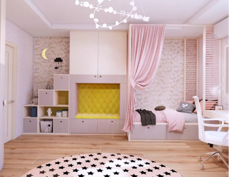 Дитяча квартира в ЖК Парковий — 121м.кв. - Challenge Design