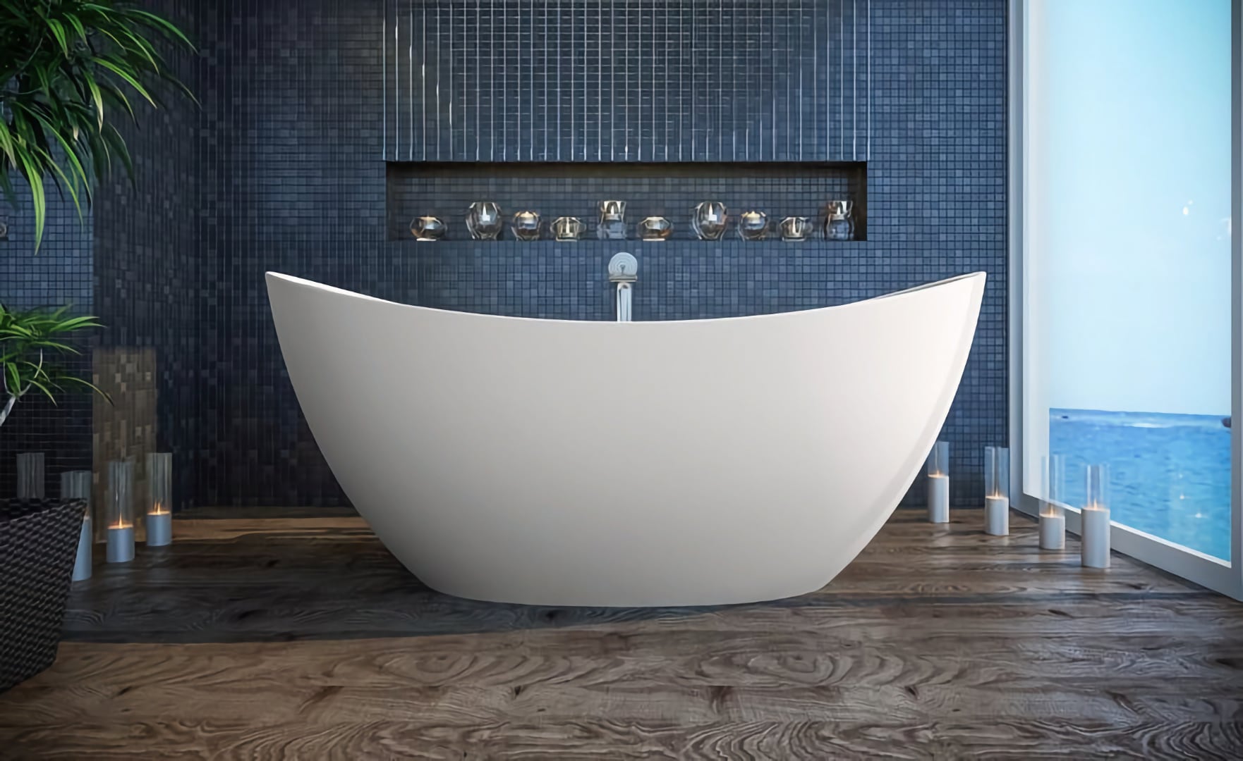 Ванна зі штучного каменю – розкіш і комфорт в одній чаші
