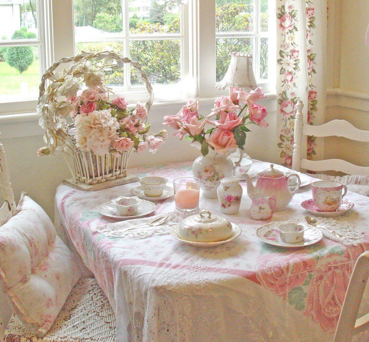 Очаровательный текстиль в розовых оттенках