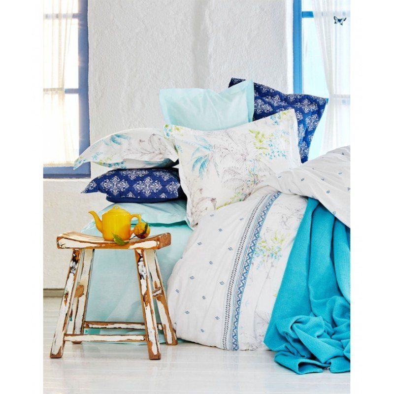 Комплект постельного белья с покрывалом + пике Karaca Home - Casimiro 2017-1 евро