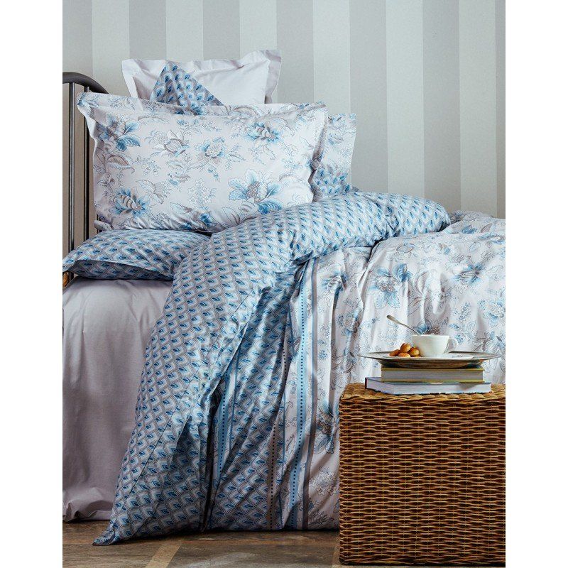 Комплект постельного белья Karaca Home - Patrice mavi 2016 голубой евро