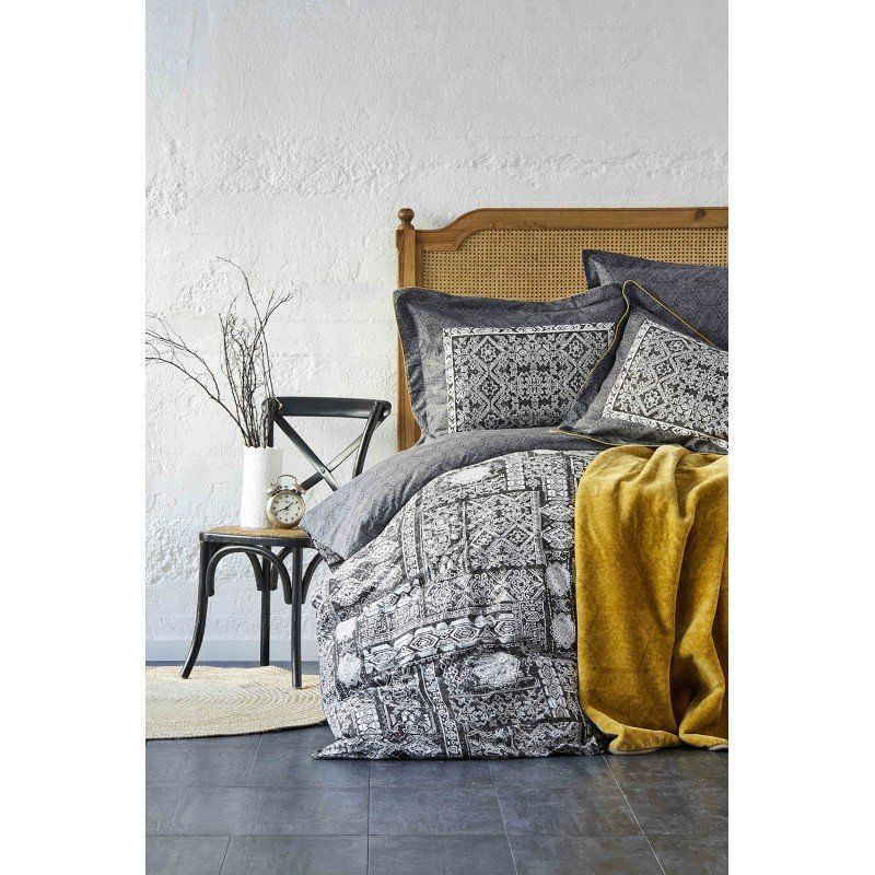 Комплект постельного белья с покрывалом Karaca Home - Voleta 2019-1 евро