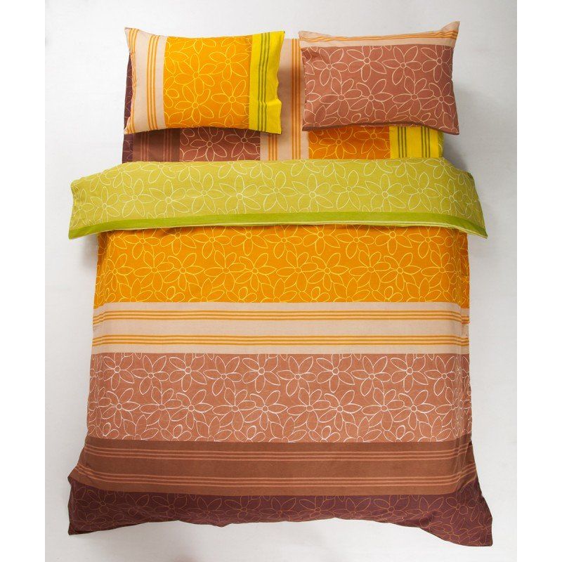 Комплект постельного белья Lotus Ranforce - Stella оранжевый семейное