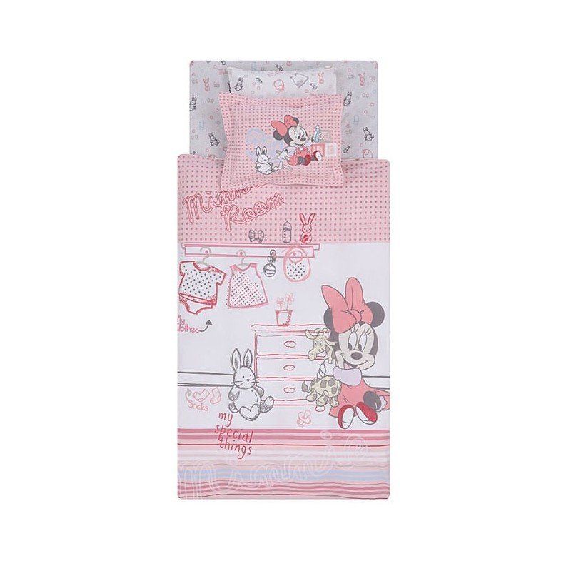 Постельное белье для младенцев Tac Disney - Minnie Scribble Play Baby