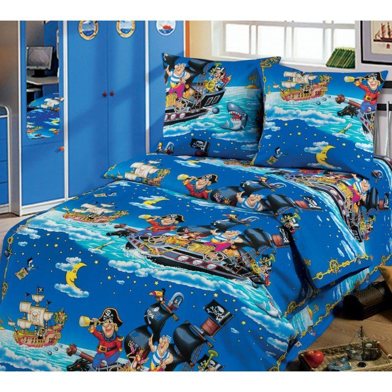 Подростковое постельное белье Kidsdreams 150 бязь - Пираты