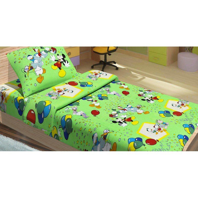 Подростковое постельное белье Lotus Young - Donald Duck V2 зеленый