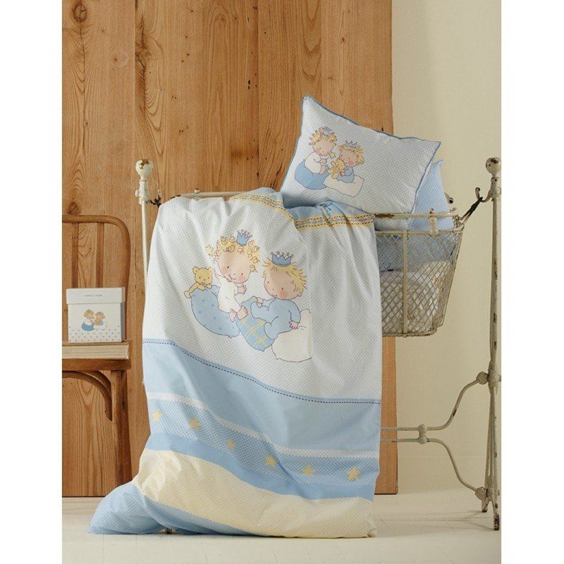 Постільна білизна для немовлят Karaca Home - Mini блакитна