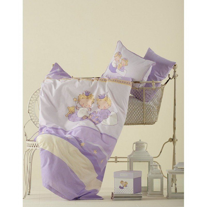Постільна білизна для немовлят Karaca Home - Mini лилова