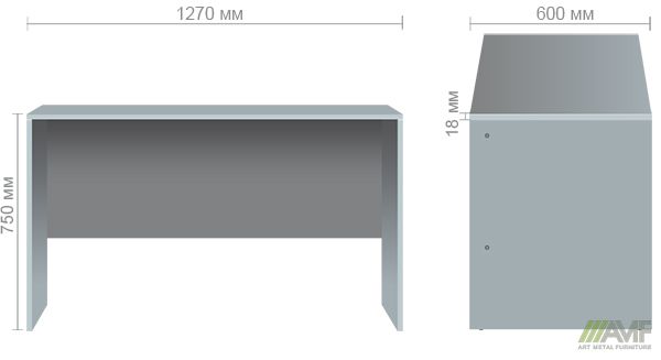 Характеристики Стол письменный SL-103 (1270х600х750) бук
