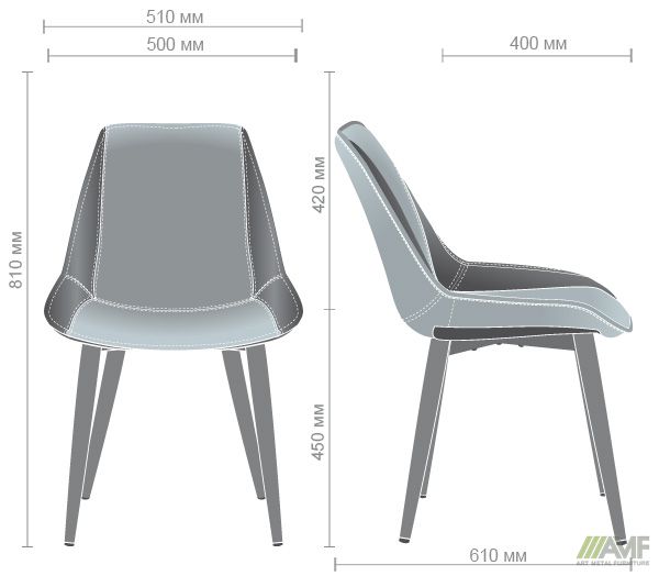 Характеристики Стілець Lakota gunmetal, cowboy Dark Gray/Light Gray Характеристики Стул Lakota gunmetal, cowboy Dark Gray/Light Gray