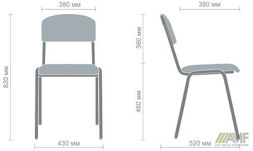 Характеристики Стул Мастер черный А-29