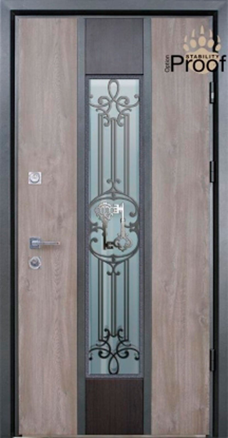 Модель входной металлической двери с надежной конструкцией, доступна на складе - Proof Securemme • Llaves
