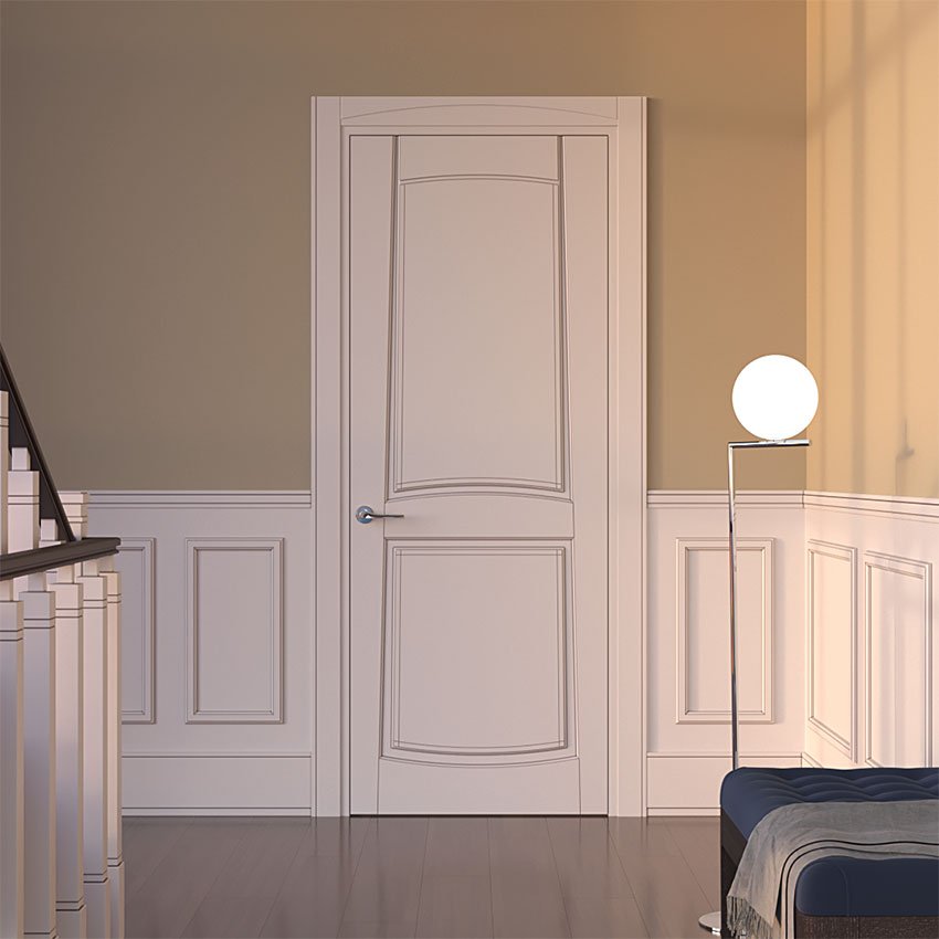 Белые деревянные двери VPorte – Sole Sorgento