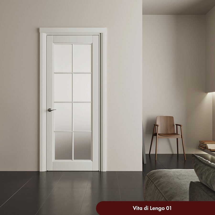 Белые матовые двери VPorte – Vita di Legno 01