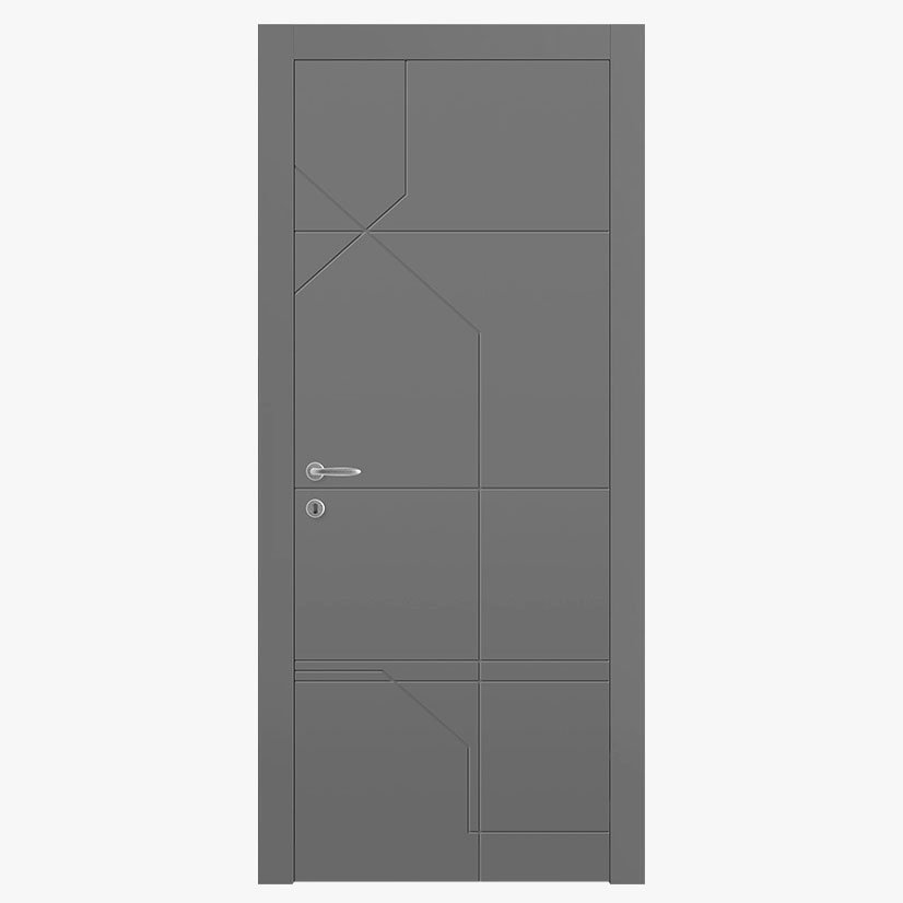 Двери межкомнатные серого цвета Bologna LG-54