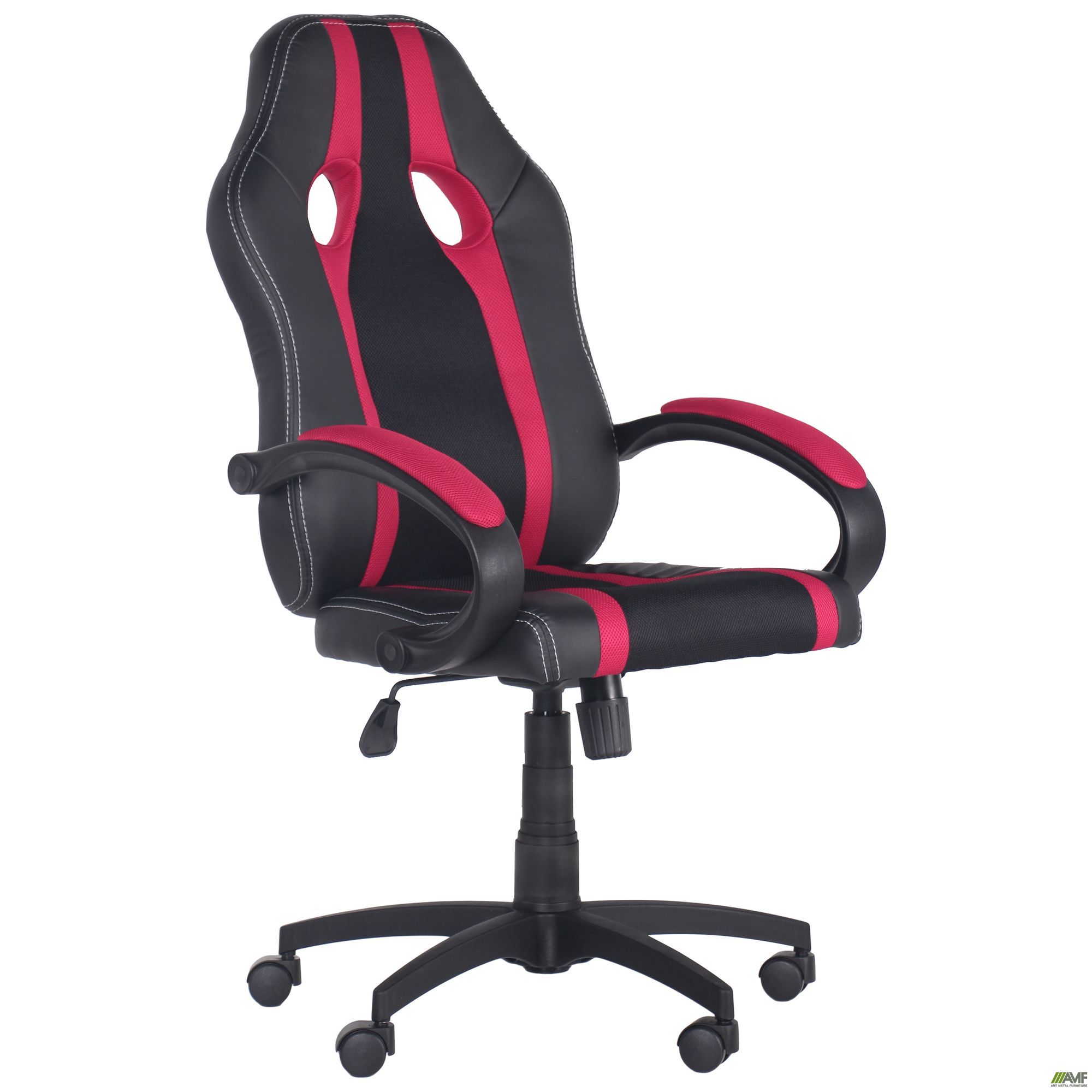Кресло Shift Неаполь N-20/Сетка черная, вставки Сетка красная