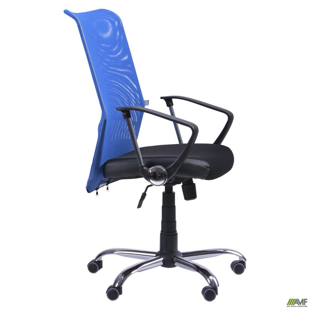 Кресло АЭРО HB сиденье Сетка черная, Неаполь N-20/спинка Сетка синяя