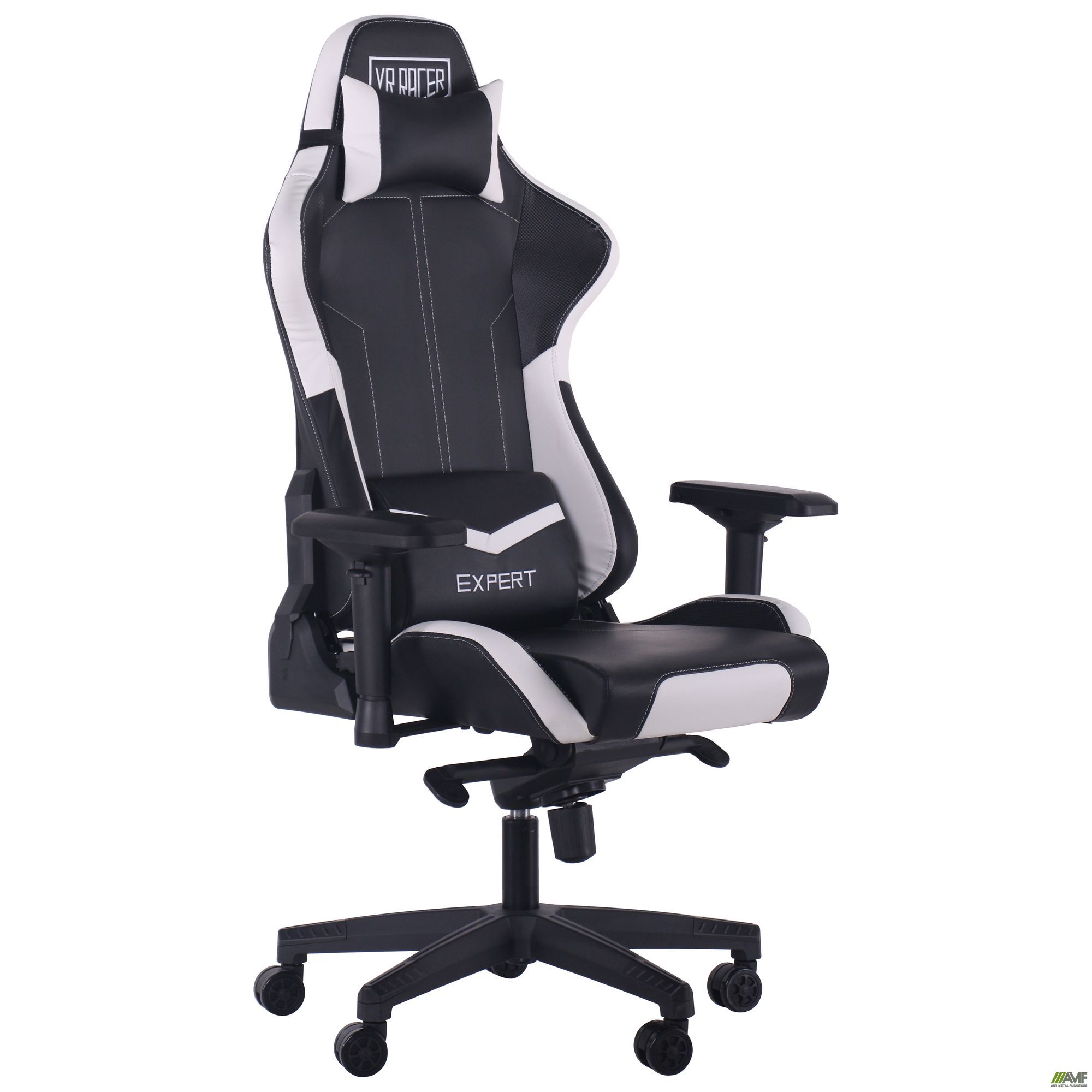 Кресло VR Racer Expert Mentor черный/белый