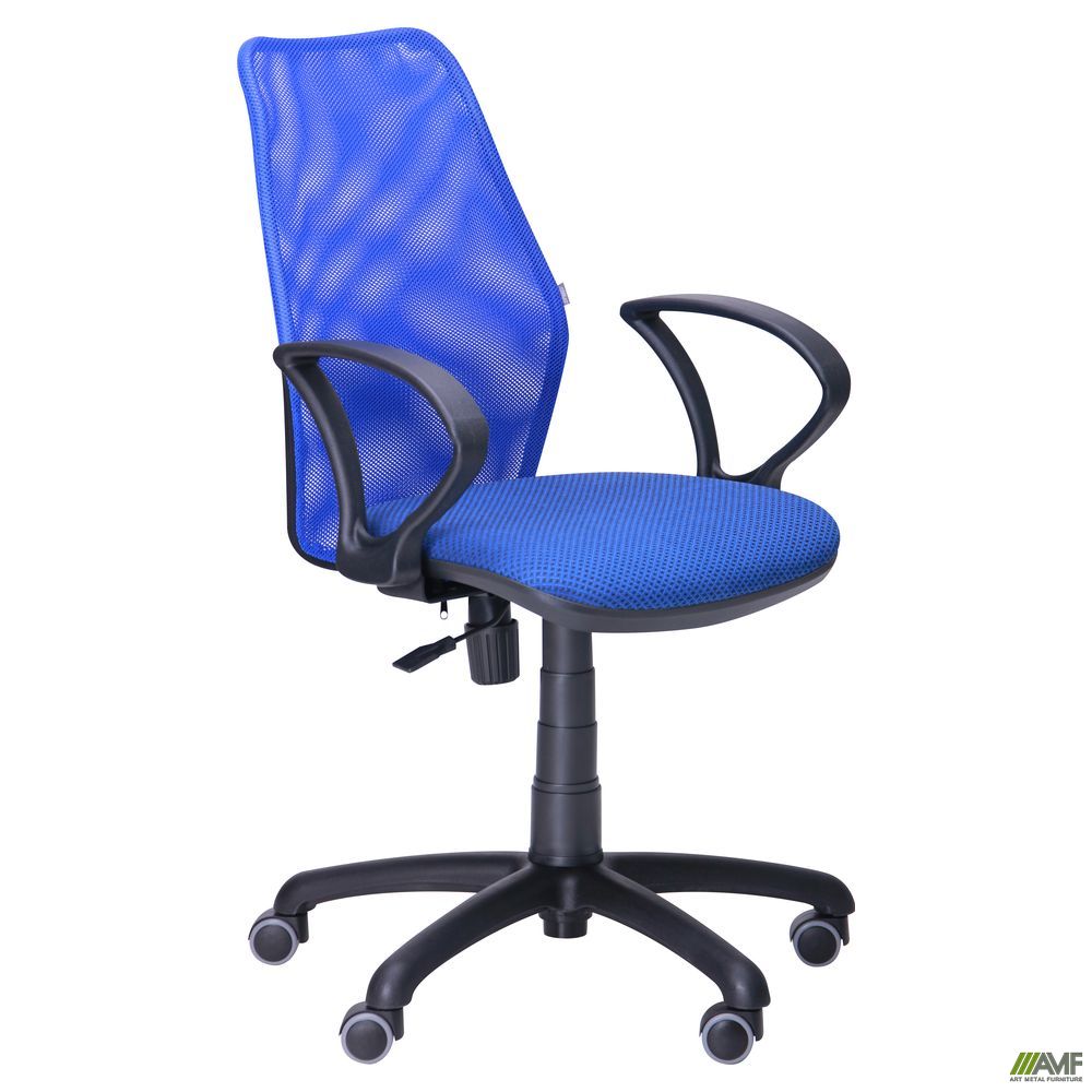 Кресло Oxi/АМФ-4 сиденье Квадро-20/спинка Сетка синяя