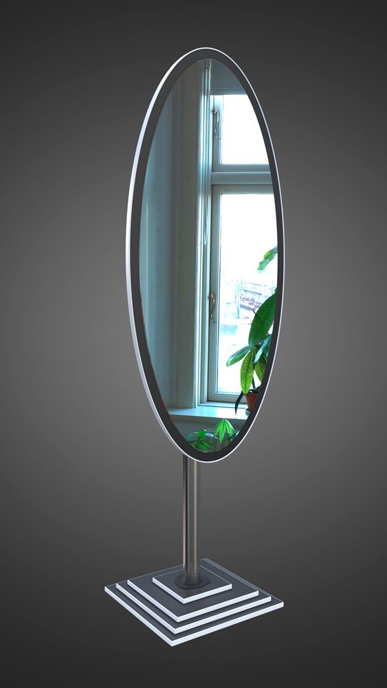 Стильное напольное зеркало в полный рост N-1